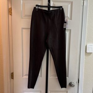 Savvi, Medium, Chocolate Brown Women’s Suede Pants